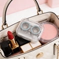 thumbnail image 4 of JASKFLY Contact Lens Case Portable Travel Lens Storage Box Compact Holders for Daily and Travel Use Colored Contact Lens Case All in One Portable Storage and Care Companion in Green, 4 of 8
