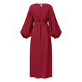 thumbnail image 5 of 2 Pcs Robes Musulmanes pour Femmes Abaya - Robe de Prière de Dubaï, Longue Robe Cardigan Maxi, Confortable et Stylée, 5 of 5