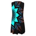 thumbnail image 3 of S-2XL Summer Dress For Women Spring Dresses 2022 Plus Size Dress For Women Crewneck Dress Sleeveless Cute Ruffle Swing Flowy Beach Sun Mini Tank Short Dresses Gifts For Women, 3 of 5