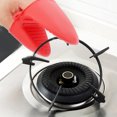 thumbnail image 2 of Cooking Glove, Heat Resistant Mitten Design Microwave Oven Silicone Healthy Anti Slip  For Kitchen, 2 of 7