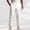 Style1-White mens pants, variant on Mceream Mens Casual Suit Pants Fashion Office Business Work Trousers Solid Color Straight Leg Long Pants with Pockets White L