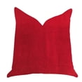 thumbnail image 1 of Plutus PBRA1381-1225-DP Coussin Décoratif de Luxe Ambre Rose, Rouge, 12 x 25 Po, 1 of 3