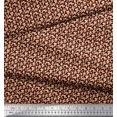 thumbnail image 2 of Soimoi Black Heavy Canvas Fabric Filigree Damask Decor Fabric Printed Yard 58 Inch Wide, 2 of 3