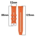 thumbnail image 4 of Outstanding Silicone Sports Sweat Proof Solid Color Watch Band With Convenient Adjustment And Wide Compatibility Compatible With Smartwatch, 4 of 5
