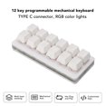 thumbnail image 4 of One Handed Programmable Mechanical Keyboard, 12 Keys RGB Multifunctional Mechanical Gaming Keypad, Programmable Macro Keyboard, One Handed Keyboard for, 4 of 7
