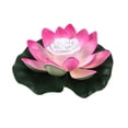 thumbnail image 1 of 18cm Fake Lotus Flower LED Swimming Pool Garden Pond Floating Floral Lamp, 1 of 10