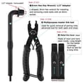 thumbnail image 5 of 23 Piece Bike Tool Kit - Bicycle Repair Tool Box Compatible - Mountain/Road Bike Maintenance Tool Set with Storage Case (Black), 5 of 5