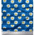 thumbnail image 1 of Soimoi Velvet Fabric Stripe,Square & Daisy Floral Fabric Prints By Yard 58 Inch Wide, 1 of 1