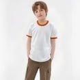 thumbnail image 2 of WEIYLL T-Shirts pour Garçons Débardeurs Patchwork de Couleurs Manches Courtes Col Rond Vêtements pour Enfants de 3-4 Ans, 2 of 9
