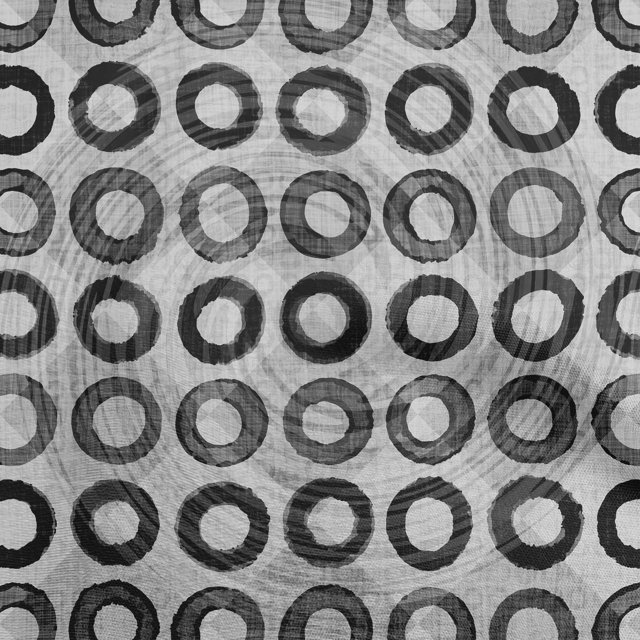 oneOone Cotton Cambric Navy Gray Fabric Circle Craft Projects Decor Fabric Printed By The Yard 42 Inch Wide