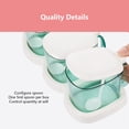 thumbnail image 4 of Vacemry Plastic Seasoning Box Set, Kitchen Spice Organizer with Measuring Spoons, Clear Airtight Food Storage Containers for Salt Sugar Flour Spices, Pantry Cabinet Countertop Organizing, 4 of 6