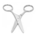 thumbnail image 4 of Beard Scissors, Stainless Steel Curved Handle Facial Beard Scissors  for Beard Trimming for Men Use MJ-LF010, 4 of 7