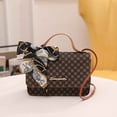 thumbnail image 1 of Vaidha One Shoulder Crossbody Bag Leather Large Capacity Multi Compartment Women Bag, 1 of 3