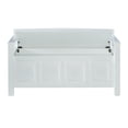 thumbnail image 2 of Niles banc de rangement blanc, 2 of 8