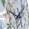 thumbnail image 3 of Designart "Chinoiserie Featuring Birds and Peonies XIII" Floral Oversized Wall Clock, 3 of 6