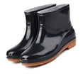 thumbnail image 2 of Boot Womens Rain Boots Fashion Antiskid Short Rain Boot Round Head Radian PVC Plastic Rain Boots, 2 of 5
