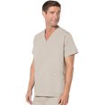 thumbnail image 2 of Landau Essentials 5 Pocket Scrub Top for Men's: Classic Relaxed Fit, V-Neck Durable Medical 7489, 2 of 8