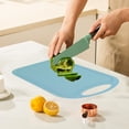 thumbnail image 1 of Cutting Board, Kitchen PP Chopping Board, Non-Slip, Hanging Hole Handle, for Meat Veggies, Double-Sided, Easy Clean Dishwasher Safe, Rounded Corners, Home Restaurant Camping, 1 of 7
