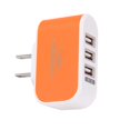 thumbnail image 2 of Universal Candy Color 3 USB Multi-Port Wall Charger adapter ; Wall US Plug Wall Adapter Cube Block AC 110-220V 5V, 2 of 3