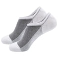 thumbnail image 1 of ylioge Chaussettes Basses pour Hommes Invisibles Antidérapantes Respirantes pour Course à Pied Randonnée, 1 of 2