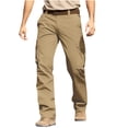 thumbnail image 1 of Men's Ripstop Tactical Cargo Pants, Water Resistant Lightweight Military Work Hiking Pants Big and Tall Work Pants, 1 of 9