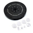 thumbnail image 1 of ZLight Pool Solar Powered Fountain Backyard Courtyard Landscape Birdbath Pond Water Sprinkler Decoration 16cm Diameter White with Stick, 1 of 6