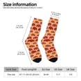 thumbnail image 2 of Lsque Chaussettes Montantes pour Hommes Imprimées Voitures Rouges, Chaussettes en Coton Douces, Durables, Respirantes et Évacuant l'Humidité avec Contrôle des Odeurs, 2 of 5