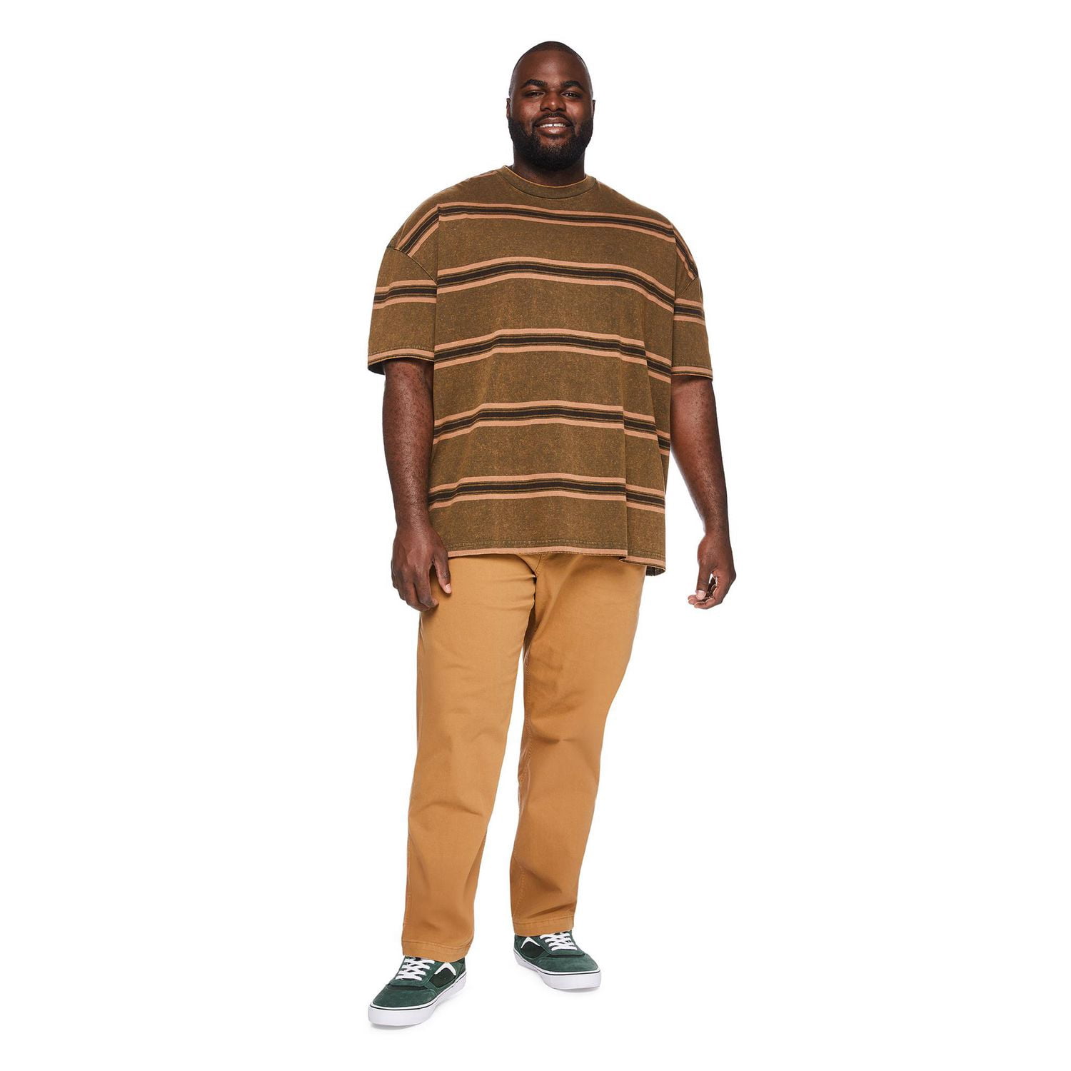 George Big Men's Slim Straight Cotton Chino Pant