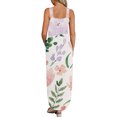 thumbnail image 4 of Robe d'Été pour Femme Haut Robe à Imprimé Intégral Robe Anime à Bretelles Robe à Col Ras du Cou Robe à Manches Courtes en Liquidation, 4 of 6