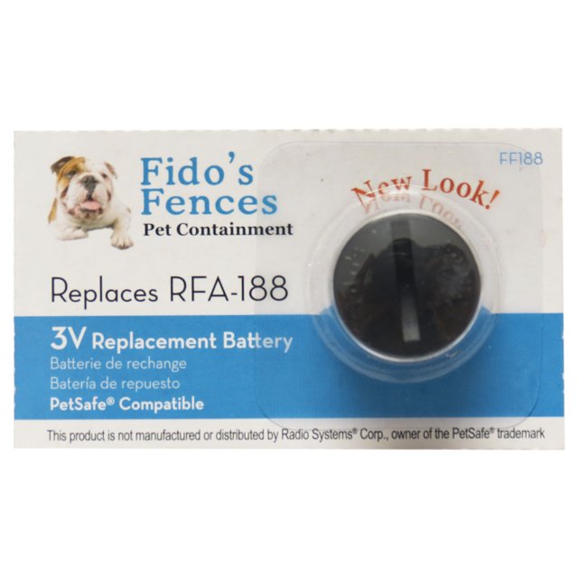 Lot de 2 RFA-188 Piles au Lithium Compatibles avec PetSafe pour Clôture et Collier pour Chien