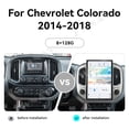 thumbnail image 4 of ZWNAV 14.4 inch Tesla Style Android Car Radio For Chevrolet Colorado GMC Canyon 2014-2018 Multimedia GPS Navigation Carplay Auto Head Unit, 4 of 11