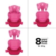 thumbnail image 2 of Diono Everett NXT Booster Car Seat, Slim Fit Lightweight Design, High Back, Rigid LATCH, 8 Years of Use, Pink Cotton Candy, 2 of 9