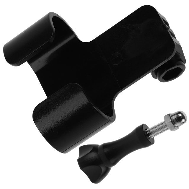 Durable Plastic and Stainless Steel Dive Mask Camera Mount for Daily Use Black 1 Set