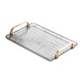 thumbnail image 3 of Decorative Tray Drinks Tea Cups Vanity Tray Entertaining Perfume Candle Tray for 30.5cmx22cmx4.5cm, 3 of 9