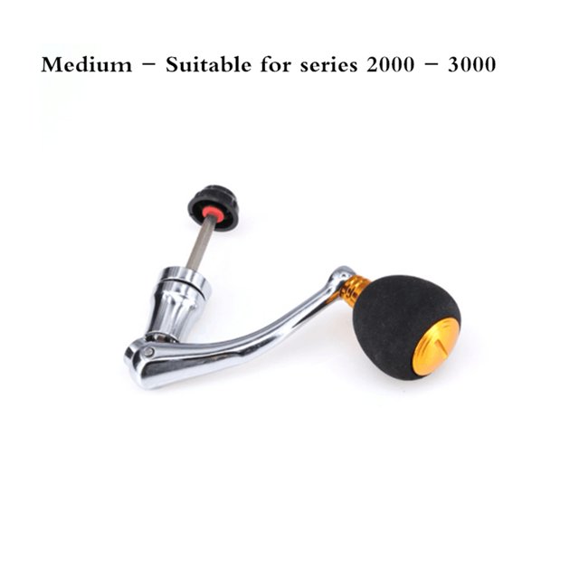 Aluminum Alloy Fishing Reel Handle Knob Fishing Tackle Accessories Spinning Reel Foldable Rocker Be applicable 99% Reel ,Rigid Aluminum Skeletal Frame