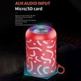 thumbnail image 3 of Boc Haut-Parleur Bluetooth-compatible Étanche Son Surround Extérieur Caisson de Basses Sans Fil Lecteur de Musique Cadeau pour la Maison, 3 of 10