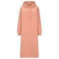 thumbnail image 4 of Gspmoly Robe pour Femmes, Robe Décontractée à Capuche avec Cordon de Serrage, Manches Longues, Robes Longues, Robe Cocktail jusqu'à 60 % de Réduction, 4 of 6