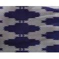 thumbnail image 4 of oneOone Georgette Viscose Fabric Plus Sign Kasuri Printed Craft Fabric BTY 42 Inch Wide, 4 of 4