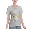 thumbnail image 2 of T-Shirt Basique à Manches Courtes pour Femmes Sailor Moon Lièvre Lunaire, 2 of 6