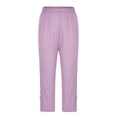 thumbnail image 4 of FNFYFH Liquidation Capri Leggings pour Femmes Noir Extensible Taille Haute Yoga Capri 2025 Femmes Coupe Ajustée Confortable Legging d'Entraînement Course Randonnée Doux Confortable Bas Athlétiques,P-3TG, 4 of 6