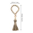 thumbnail image 2 of REOFLYUP Hanging Tassels Decor Boho Wood Beaded Pendant for Home 1Set, 2 of 8