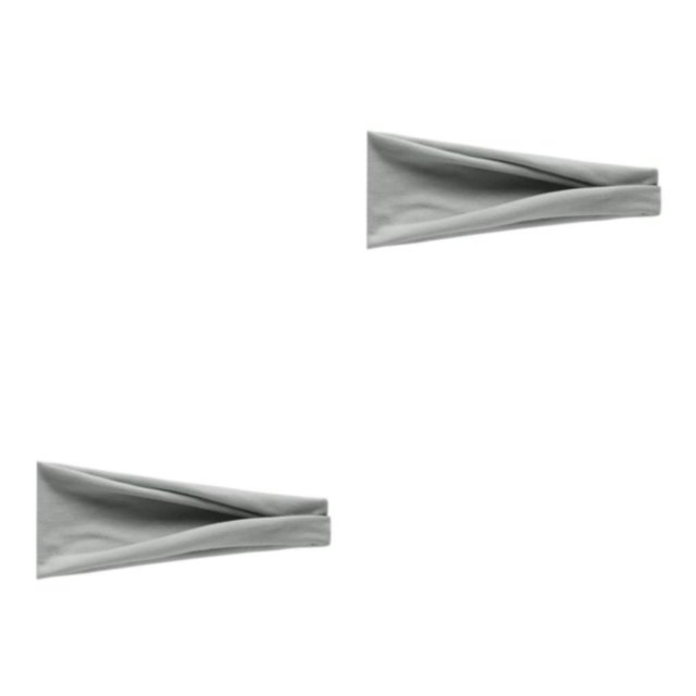 Wweixi Elastic Hair Bands For Comfort And High Elasticity Sweat Absorption 21silver grey 1 2Set