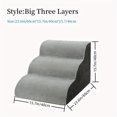 thumbnail image 1 of Dog Stairs Up And Down Sofa Bed Sponge Steps Gradient Cat Small Dog Stairs, 1 of 5