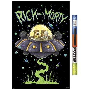 Rick And Morty - Ship Wall Poster, 22.375" x 34"