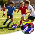 thumbnail image 1 of Tong Size 5 World International PVC Training Football For Kids Youth Adults Theme Party, 1 of 6