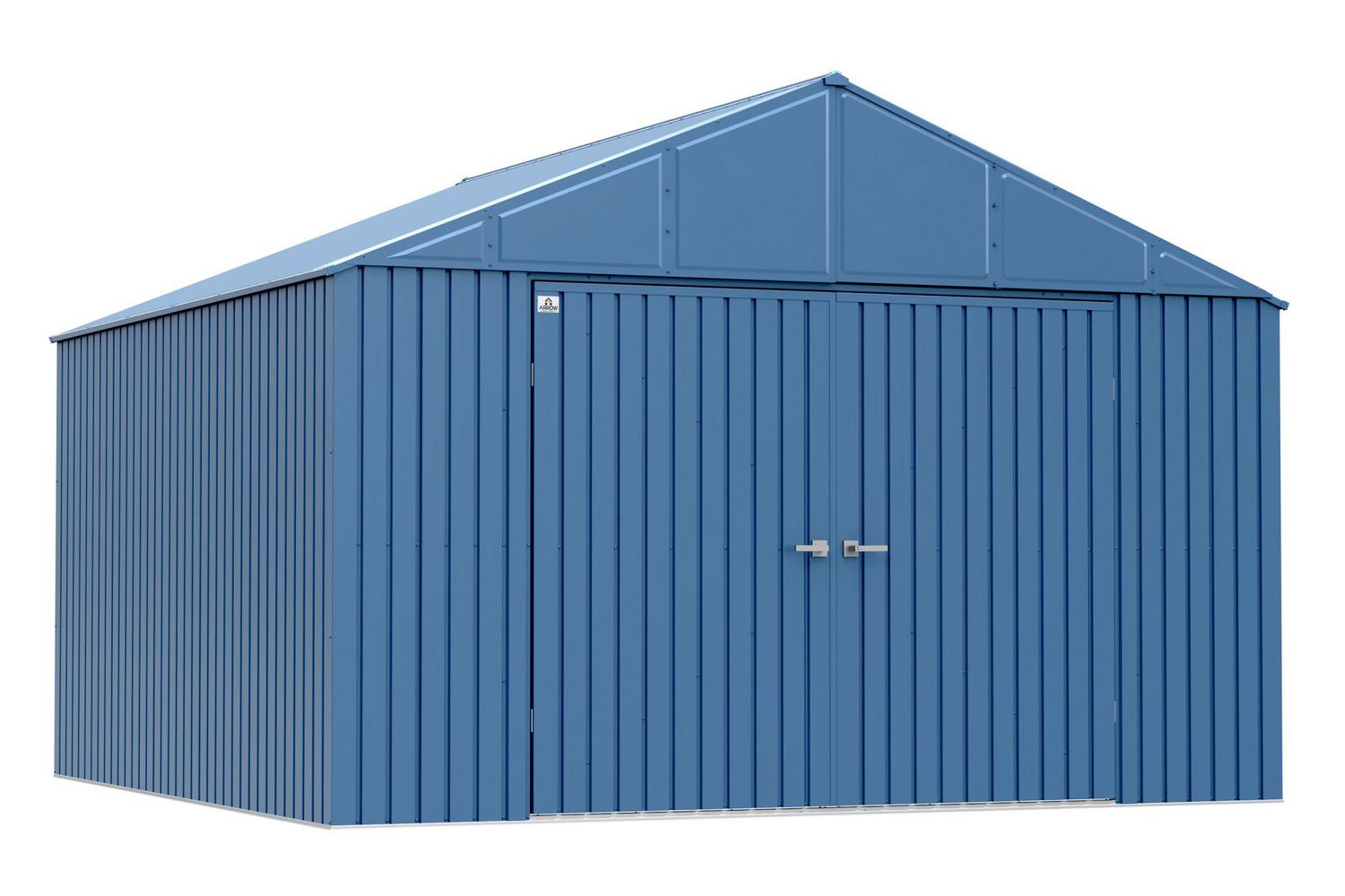 Arrow Elite 12 x 12 x 8 ft Blue Grey Steel Storage Shed