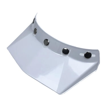 jinwen Visière de Pointe Réglable à 5 Boutons-Pression de Remplacement pour Blanc Blanc1