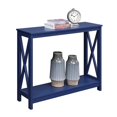 thumbnail image 2 of Convenience Concepts Oxford Table Console, Fini Bois Bleu, 2 of 3