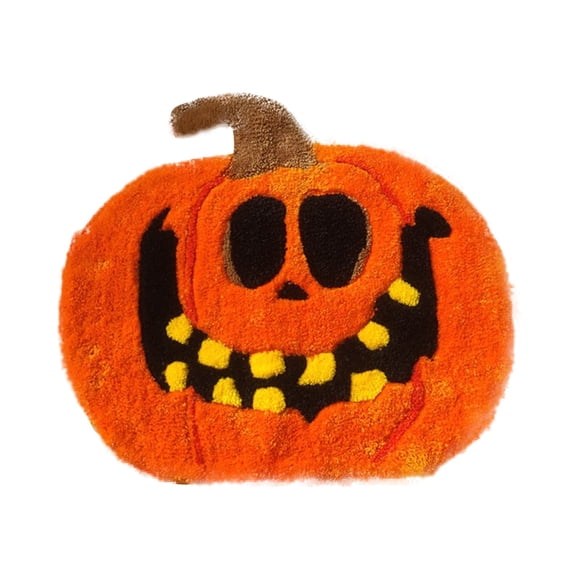 WMQPNNS New Trending Cute Pumpkin Room Rug Cute Pumpkin Shape Bath Mat Autumn Shower Rug Foot Mat Front Door Mat Carpet Floor Carpet Kitchen Bedroom Living Room Home Decor Todays Deals Clearance Sale
