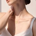 thumbnail image 4 of Dvkptbk Collier Lettre Colliers Initiales pour Femmes Collier Lettre Délicat Pendentif Collier Ras-du-Cou Collier Tendance Mignon Bijoux Collier Bijoux, 4 of 4